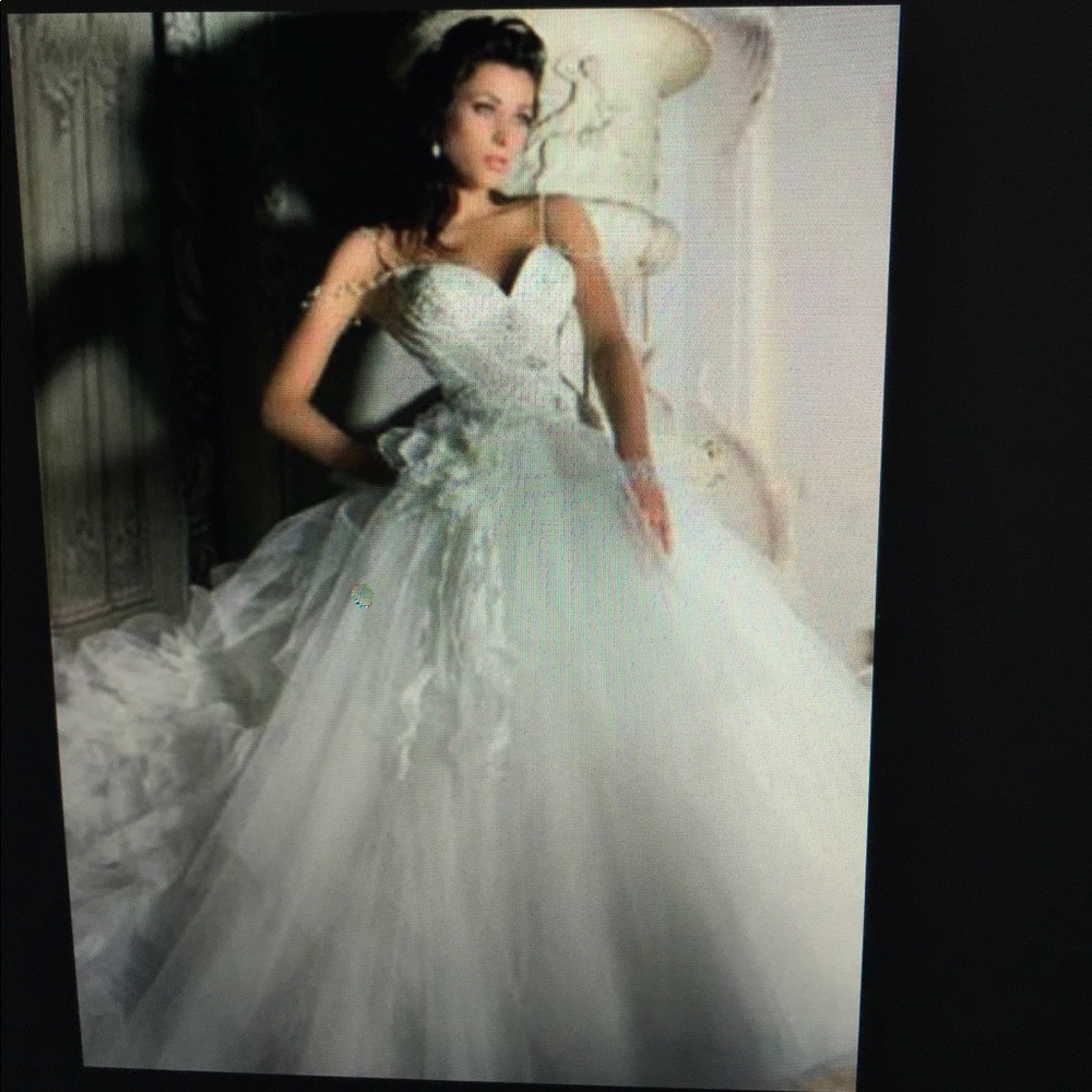Demetrios bridal ball gown